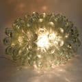 Recycled Glass Grape Lamp - Size 3 - Clear